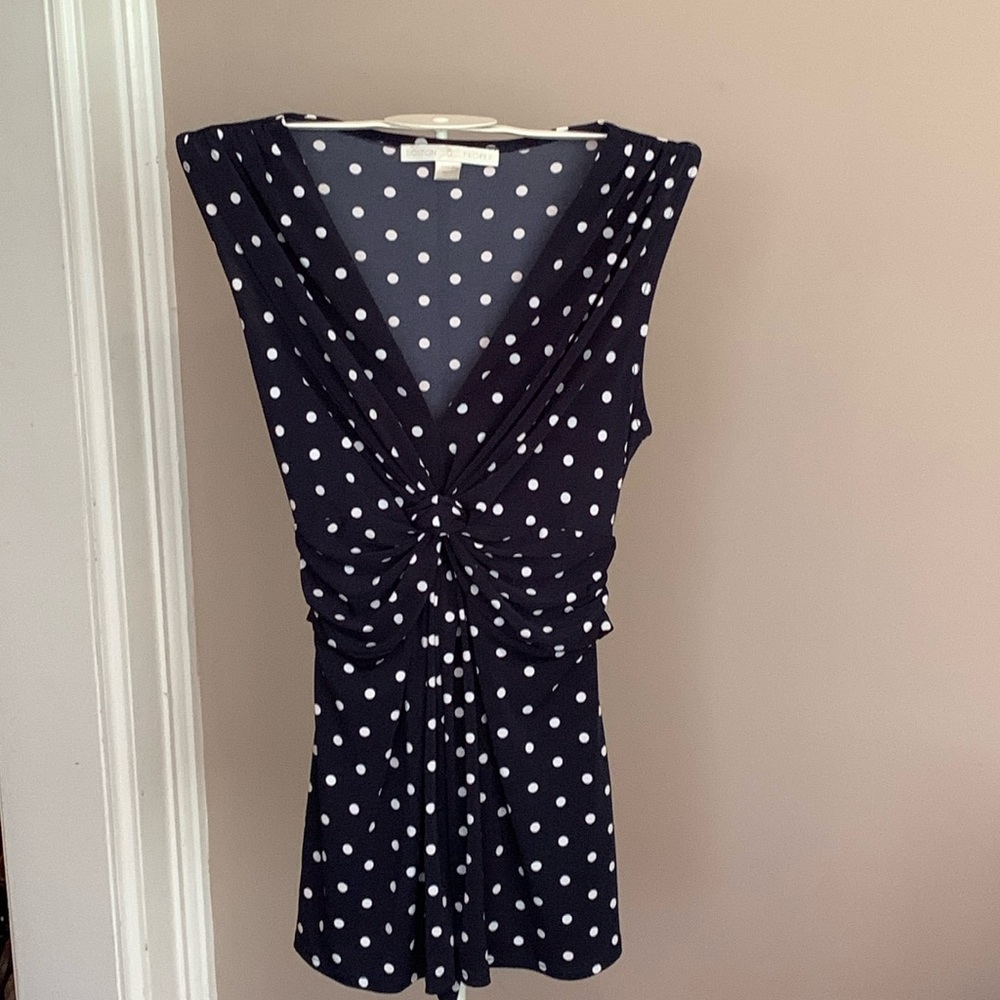 Boston Proper poly and spandex front knot/ back tie‎ top. Worn 2xExcellent shape